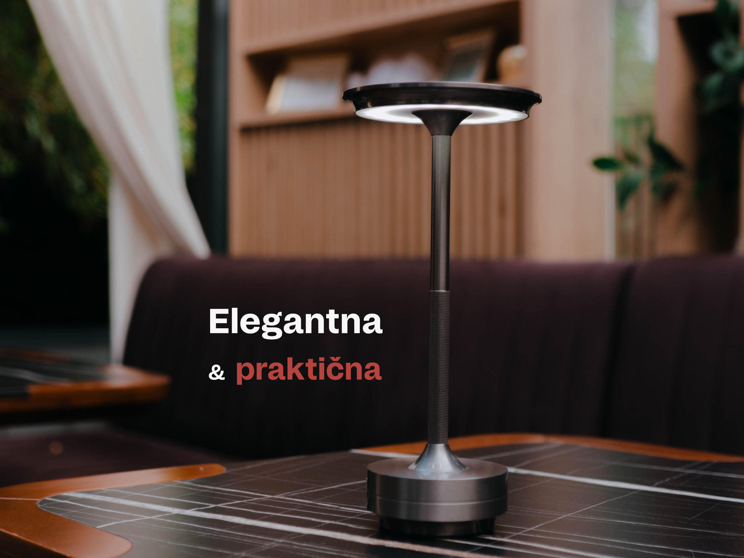Minimalist lampa je elegantna i praktična