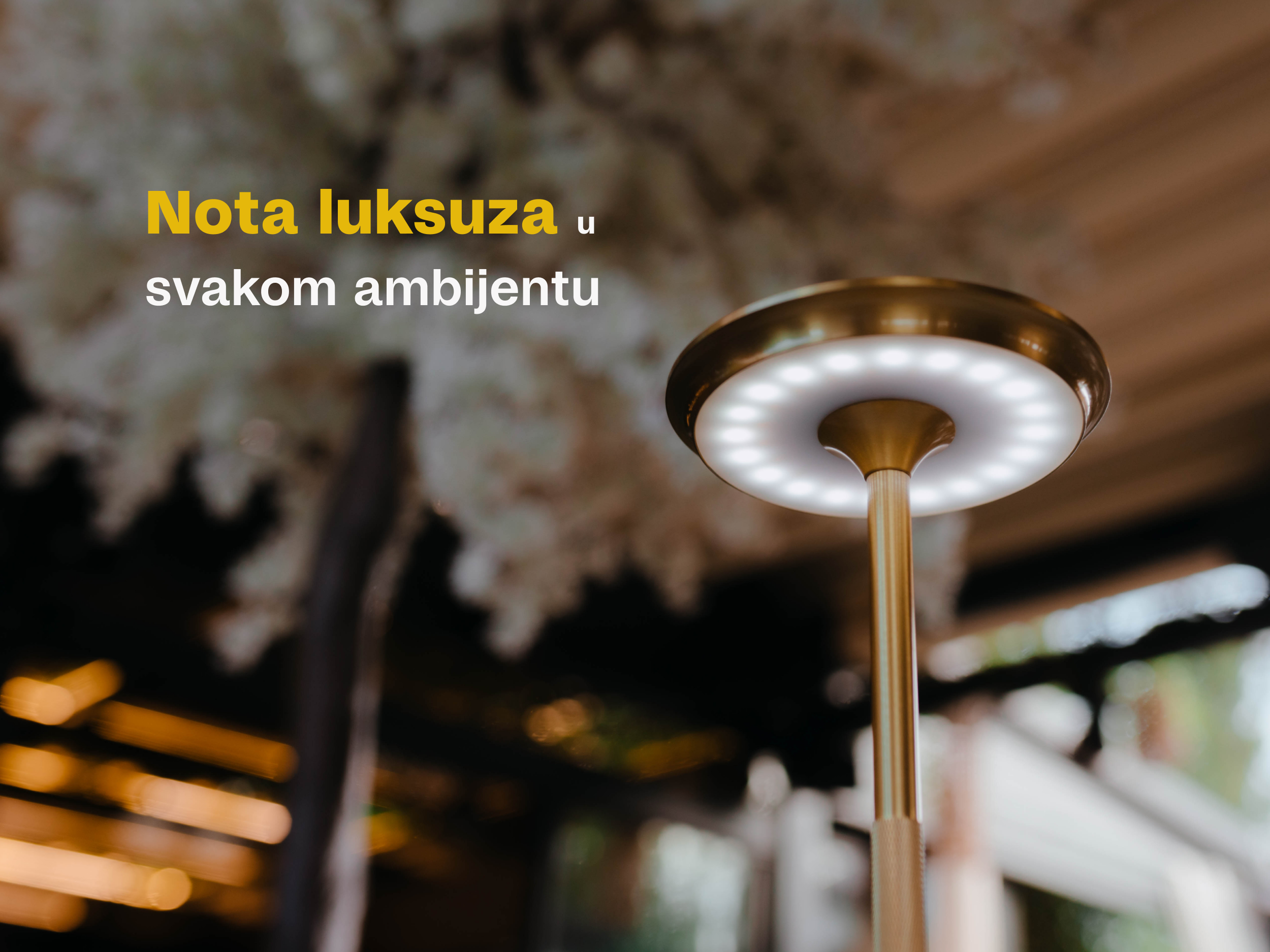 Minimalist lampa daje notu luksuza u svakom ambijentu